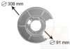 VAN WEZEL 0646373 Splash Panel, brake disc